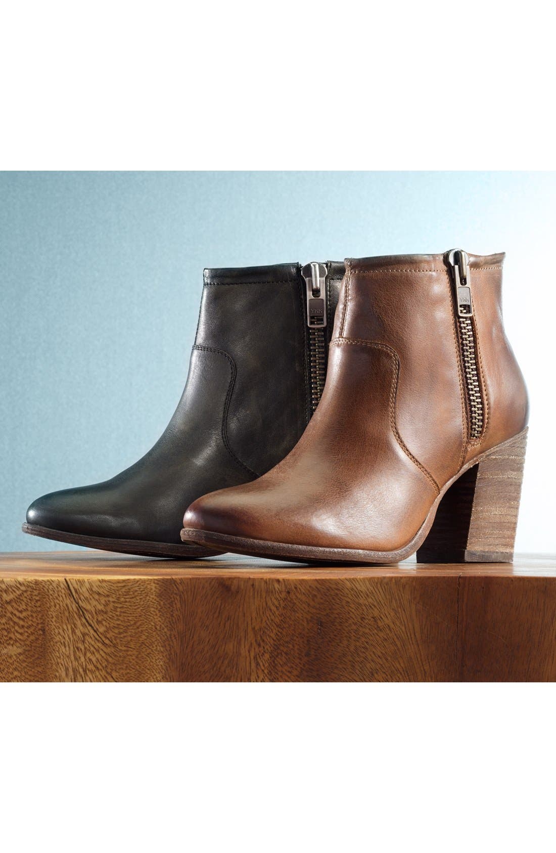 'Ada' Bootie, Alternate, color, BLACK