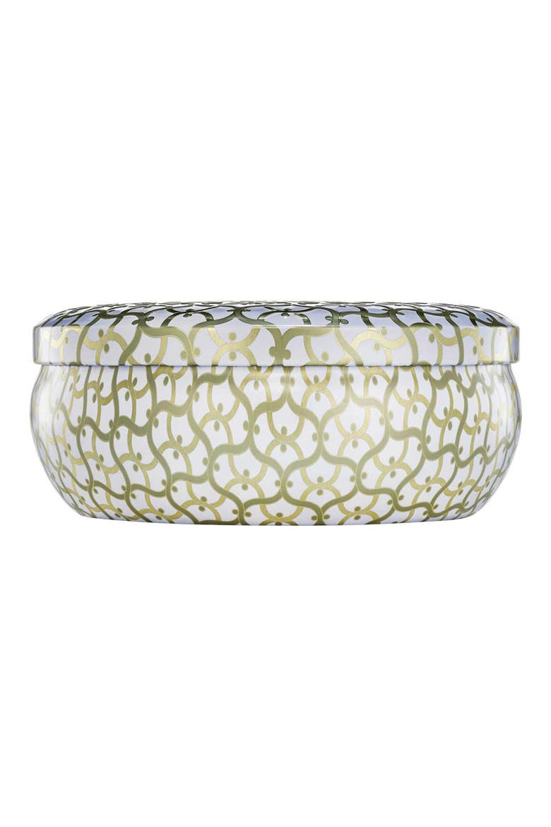 Eucalyptus & White Sage 3-Wick Tin Candle, Main, color, EUCALYPTUS