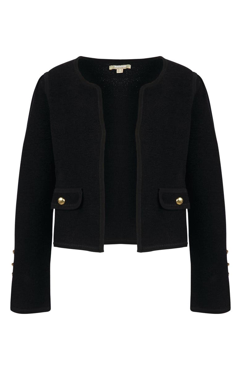 Barbour Loretta Open Front Cotton Knit Blazer, Alternate, color,