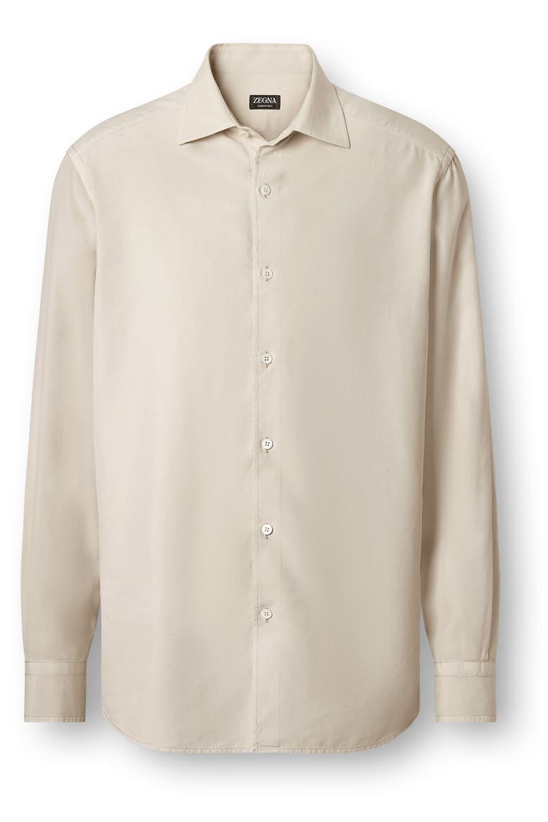 Silk Shirt, Alternate, color, IVORY