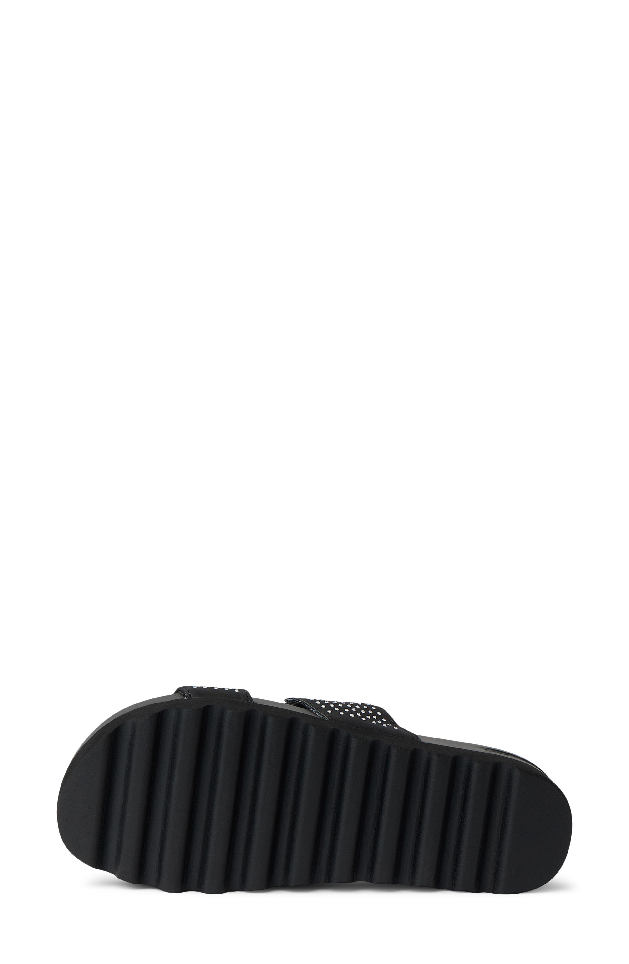 Reef Vista Platform Slide Sandal, Alternate, color, Black Sparkle