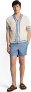 Onia Linen Knit Camp Short Sleeve Shirt