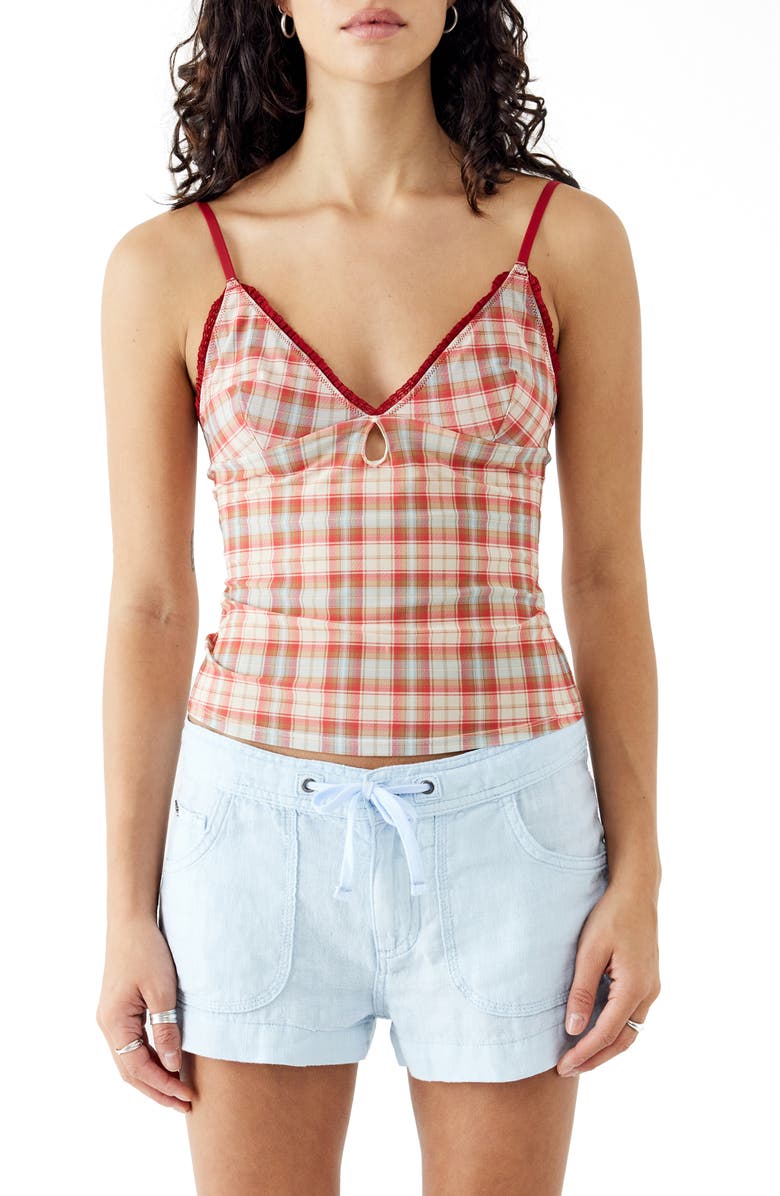 BDG Urban Outfitters Five Pocket Linen & Cotton Drawstring Shorts, Main, color, Pale Blue
