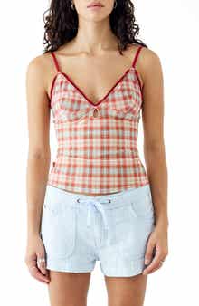 BDG Urban Outfitters Five Pocket Linen & Cotton Drawstring Shorts