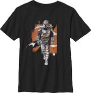 Star Wars: The Mandalorian and Grogu Boys Star Wars The Mandalorian and Grogu Artistic Mando And The Child Pose T Shirt