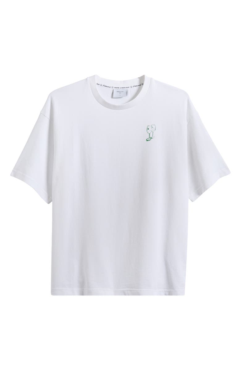 Percival Cicchetti Oversize Cotton Graphic T-Shirt, Main, color, 