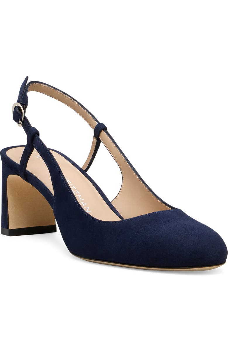 Stuart Weitzman Babette Slingback Pump, Main, color, Nice Blue