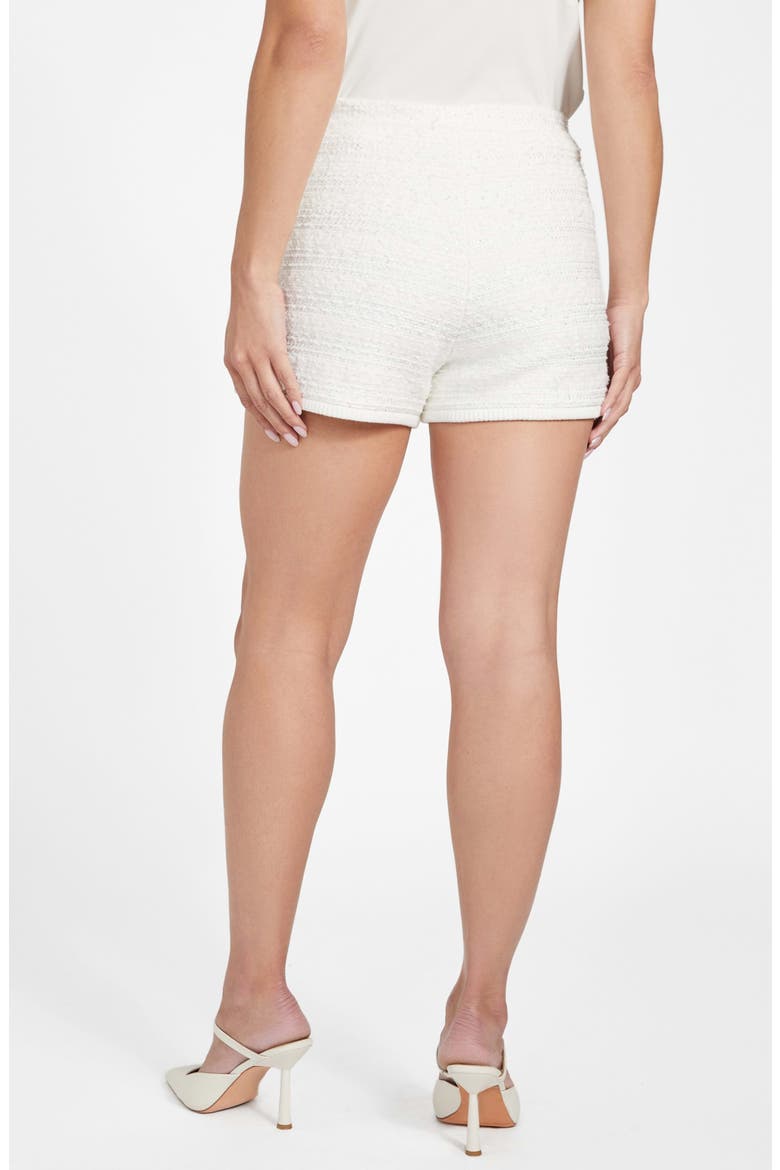 Clara Sweater Shorts, Alternate, color, WHITE