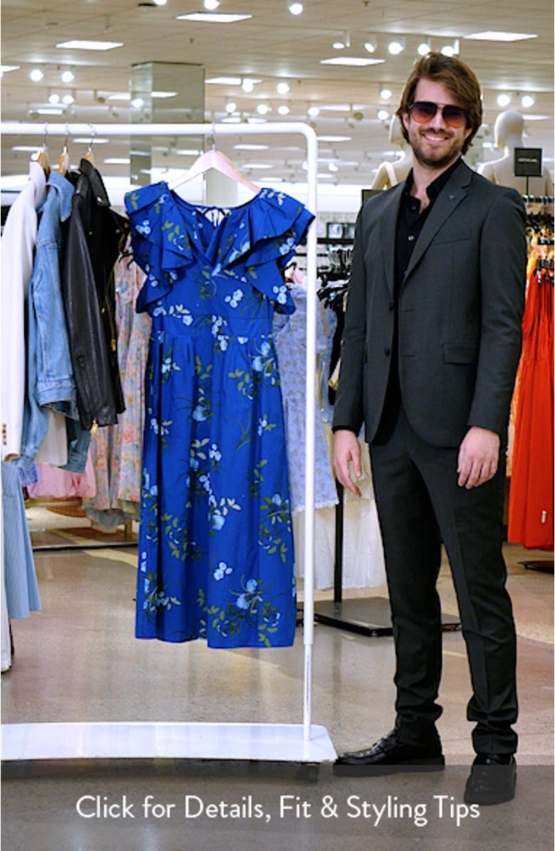 Francine Toile Sky Santana A-Line Dress, sales video thumbnail