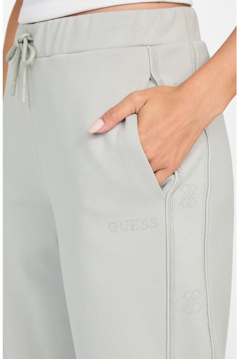 Octavia Wide Leg Sweatpants, Alternate, color, OXFORD