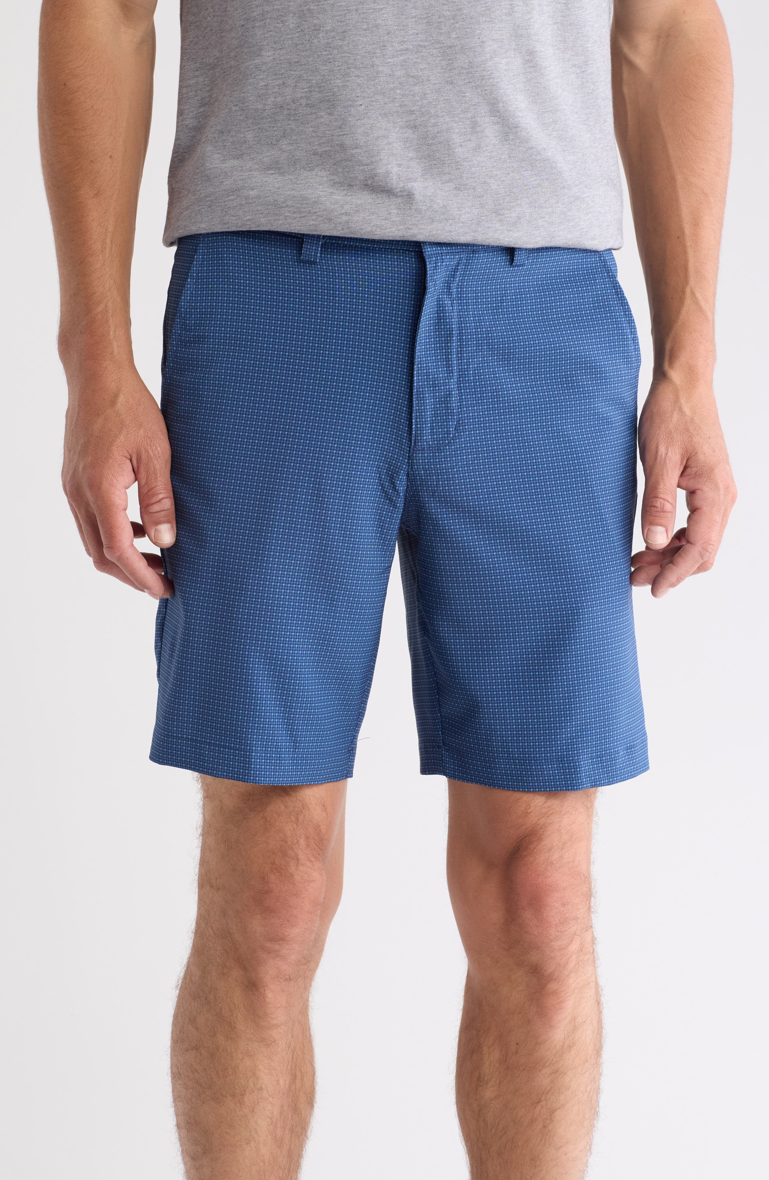 Geometric Print Golf Shorts - image 3