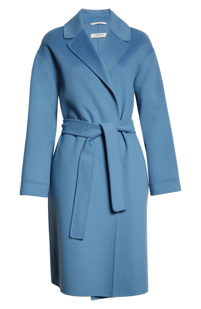 Max Mara Wool Wrap Coat, Alternate, color, 
