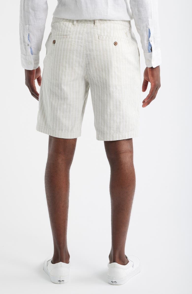 Tommy Bahama Stripe Cotton Blend Chino Shorts, Alternate, color, Spray