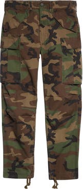 RRL ダブルアールエル CAMO RIPSTOP CARGO PANT Double RL RRL Camo Cotton Ripstop Cargo Pants | Nordstrom