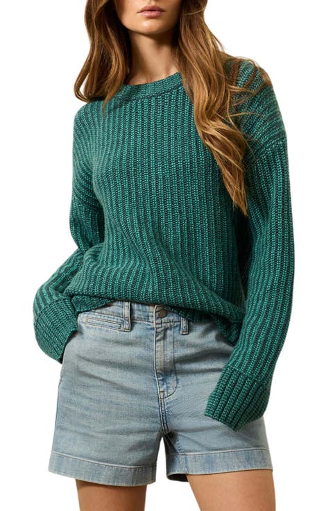 Heirloom Organic Cotton Blend Crewneck Sweater