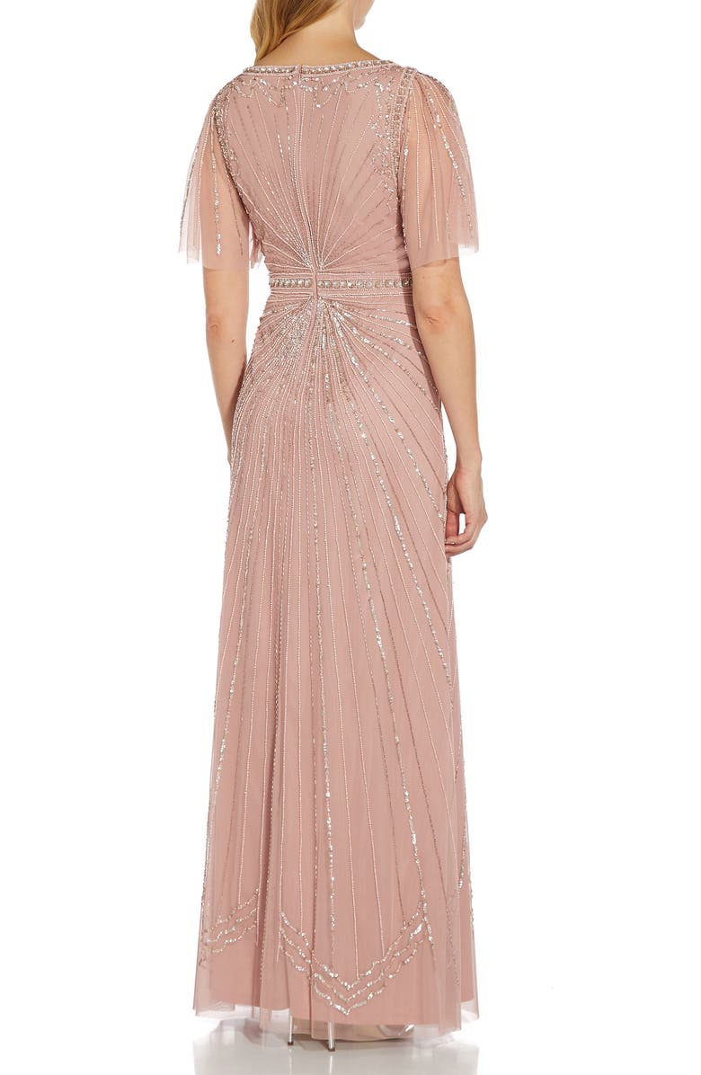 Adrianna Papell Beaded Gown, Alternate, color, 