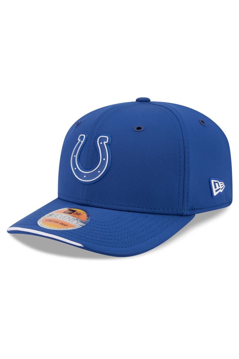 Men's New Era Royal Indianapolis Colts 2026 Sideline 9SEVENTY Adjustable Hat, Main, color, Royal