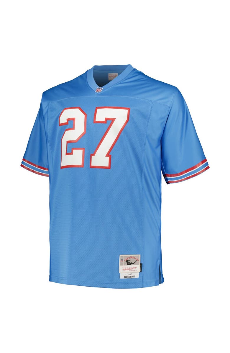 Mitchell & Ness Men's Mitchell & Ness Eddie George Light Blue Houston Oilers Big & Tall 1997 Legacy Retired Player Jersey, Alternate, color, 