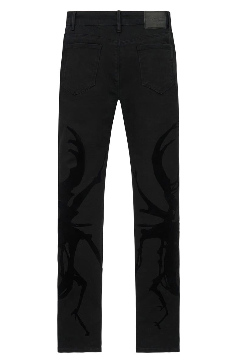 RtA Bryant Graphic Skinny Jeans, Alternate, color, 