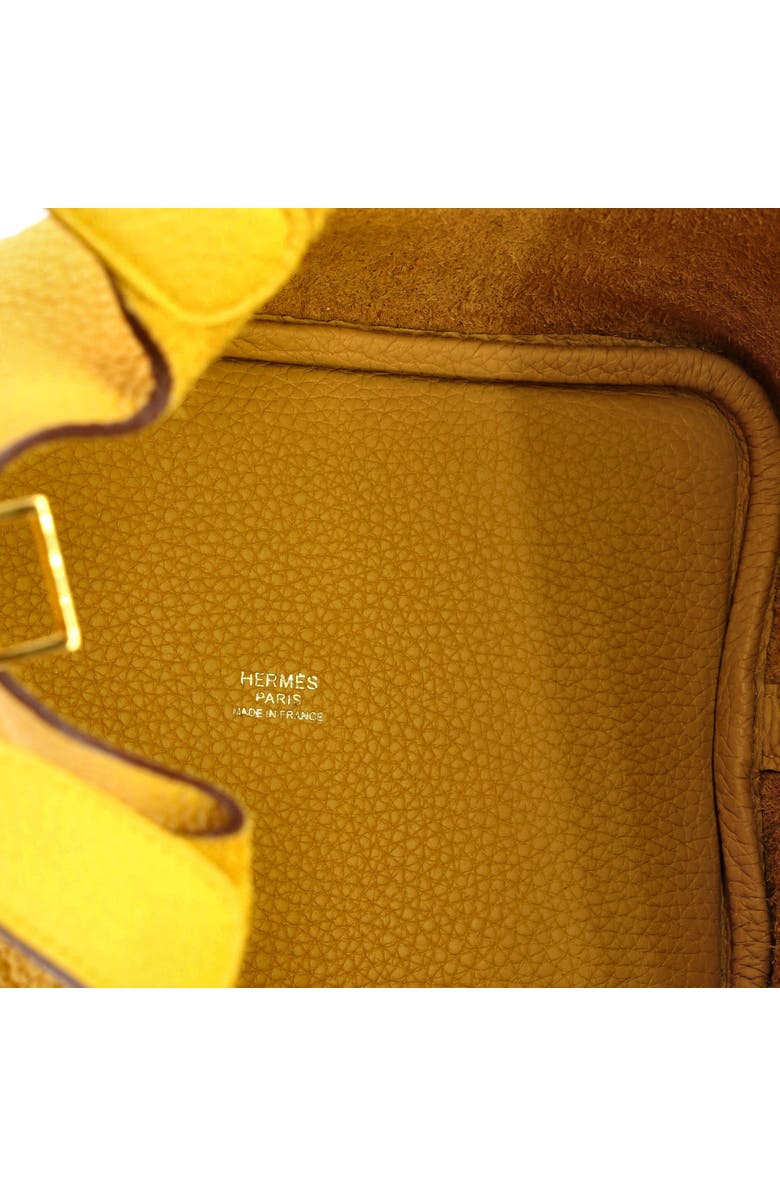 Pre-Owned Hermes Picotin Lock Bag Clemence PM, Alternate, color, Jaune Ambre