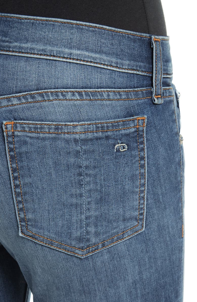 rag & bone/JEAN Capri Skinny Jeans, Alternate, color, 