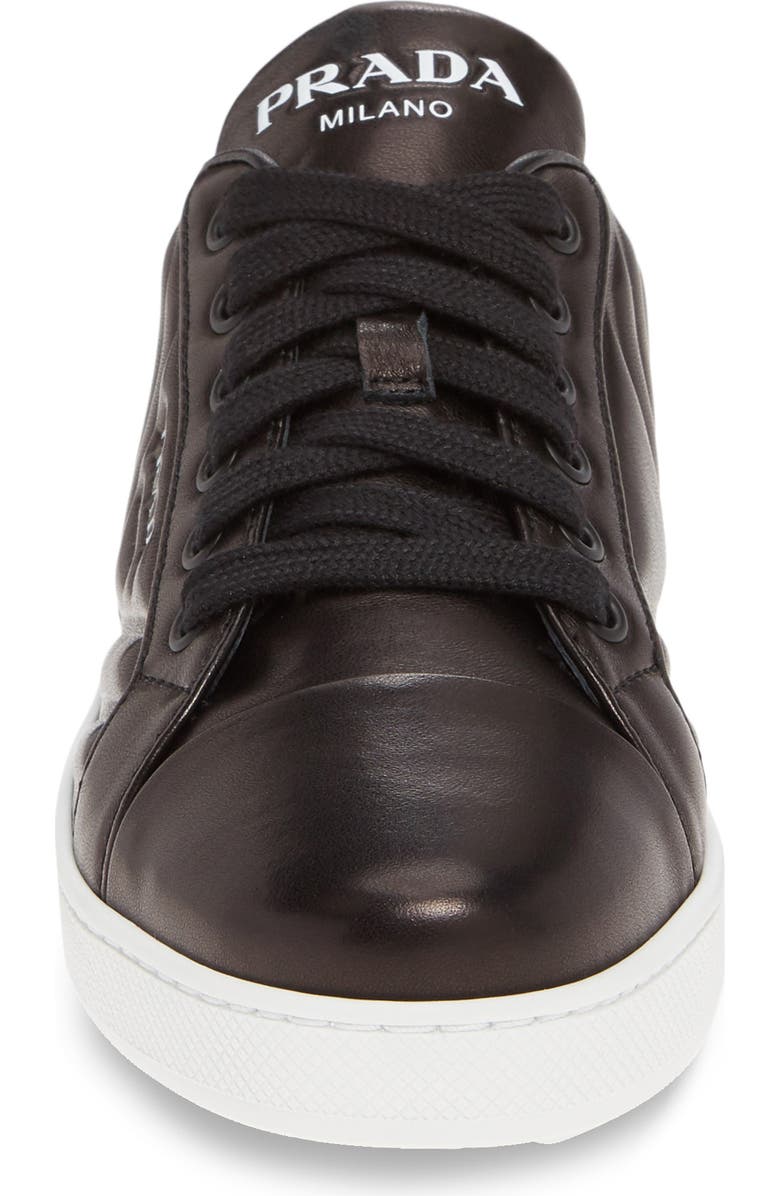 Prada Quilted Low Top Sneaker, Alternate, color,