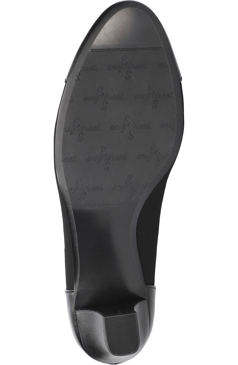 EASY STREET Wes Cap Toe Pump, Alternate, color, Black Lamy
