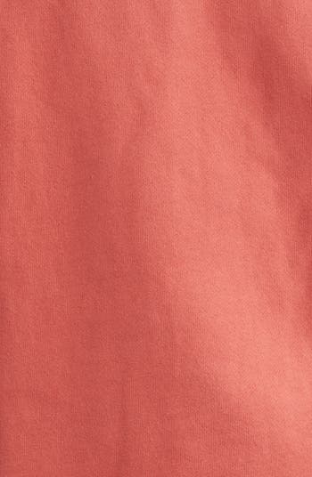 Panel Terry Short Sleeve Sweatshirt