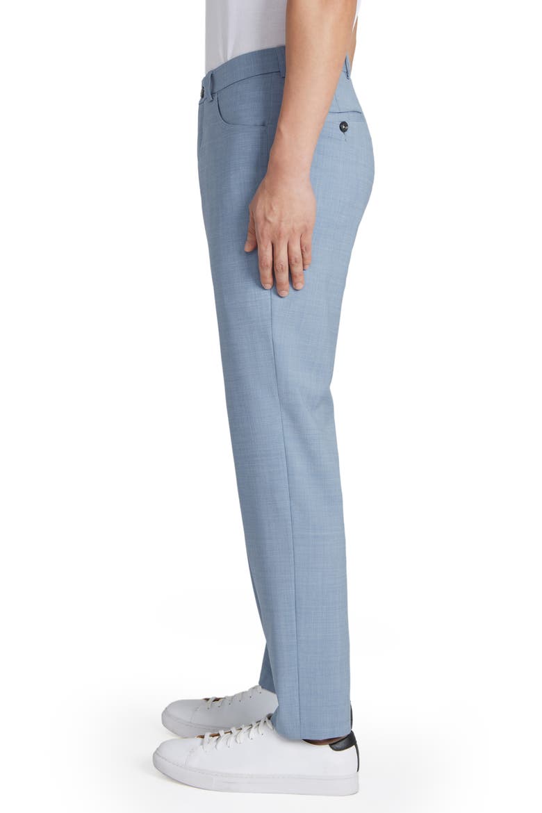 Sage Five-Pocket Stretch Pants, Alternate, color, LIGHT BLUE