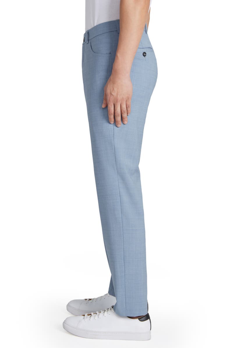 Jack Victor Sage Five-Pocket Stretch Pants, Alternate, color, Light Blue