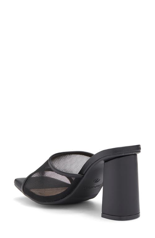 Top Guy Shoes Chicago Mesh Sandal In Black Pu