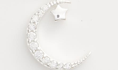 Estella Bartlett Smile Love Dream Moon & Star Pendant Necklace In Metallic