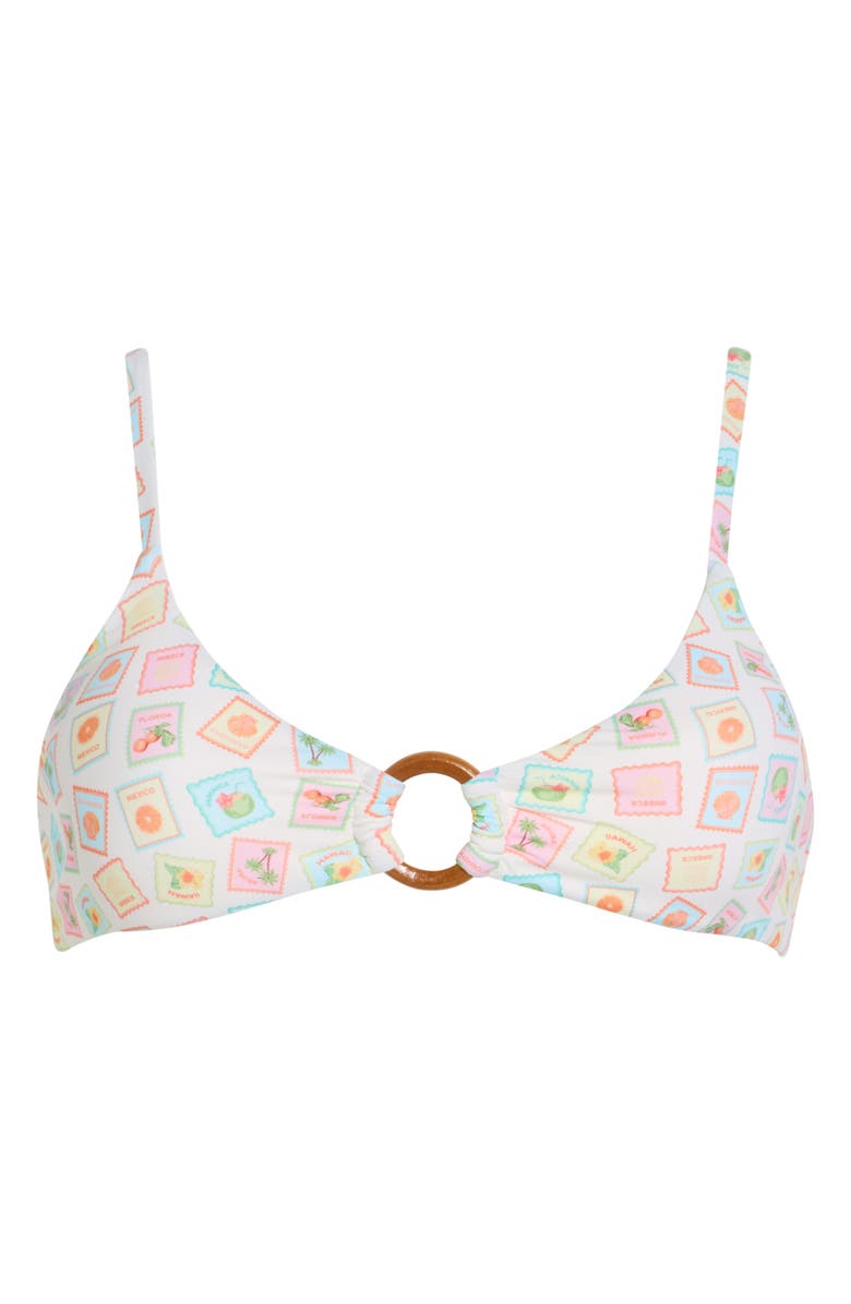 Dippin Daisys Solar Triangle Bikini Top, Alternate, color, Collecting Stamps