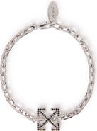 Off-White Lab Grown Diamond Arrow Chain Bracelet