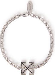 Off-White Lab Grown Diamond Arrow Chain Bracelet