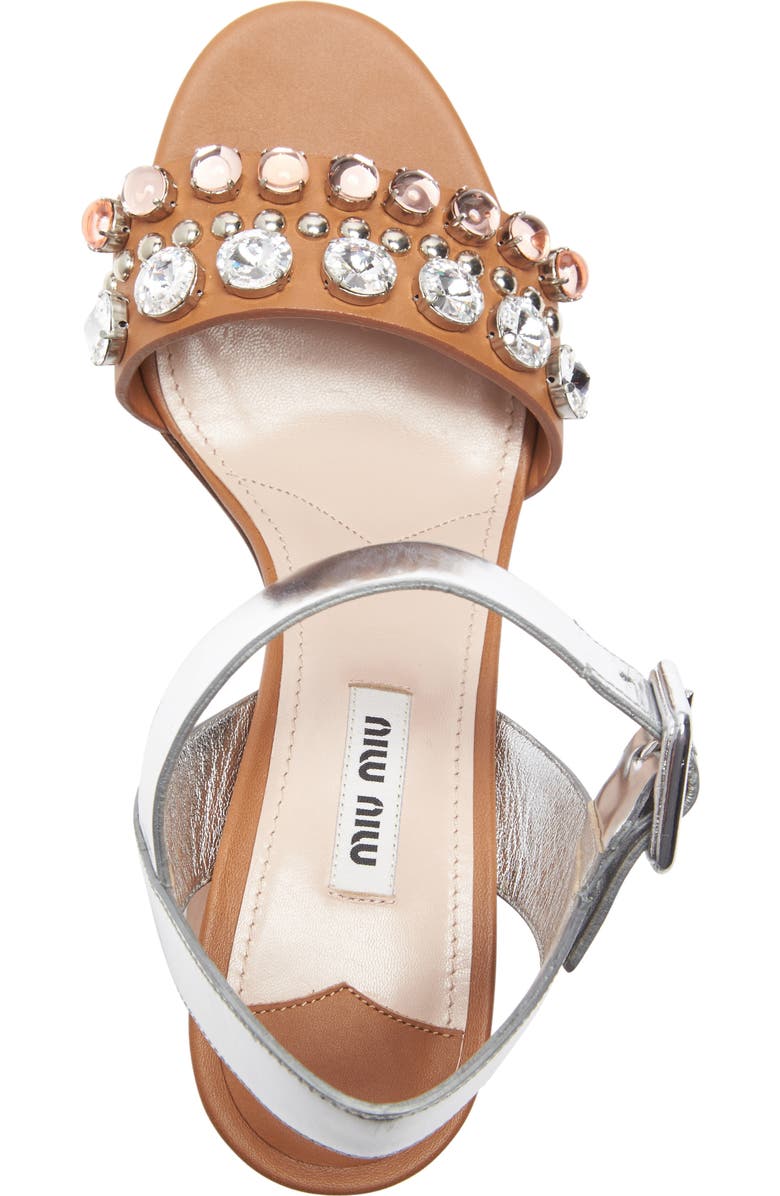 Miu Miu Jewel Sandal, Alternate, color,