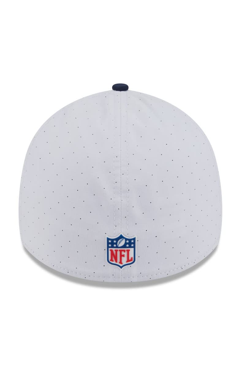 New Era Men's New Era White/College Navy Seattle Seahawks 2025 NFL Training Camp 39THIRTY Flex Hat, Alternate, color, White