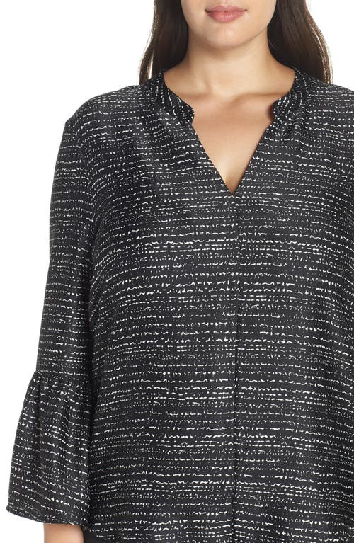 Tart Lemon Hadlee Top In Reverse Ink Stripe