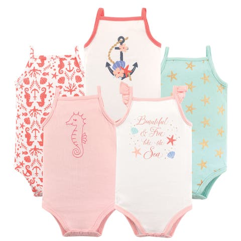 Soft Cotton Sleeveless Infant Bodysuits (Baby)