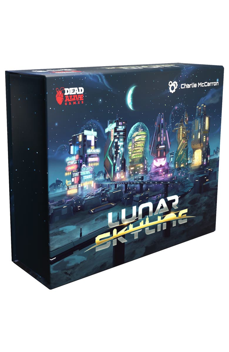 Dead Alive Games Lunar Skyline Scifi Tricktaking Card Game, Main, color,
