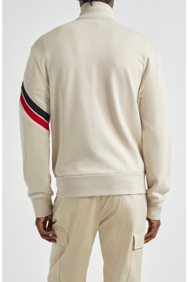 Logo Armband Cotton & Nylon Jacket, Alternate, color, NATURAL