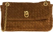 Bottega Veneta Small Madison Intrecciato Suede Leather Shoulder Bag