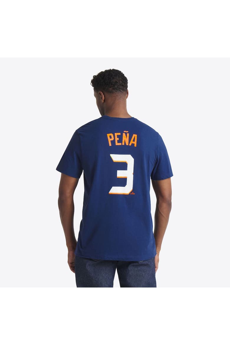 Men's Nike Jeremy Peña Navy Houston Astros 2025 City Connect Fuse Name & Number T-Shirt, Alternate, color, Navy