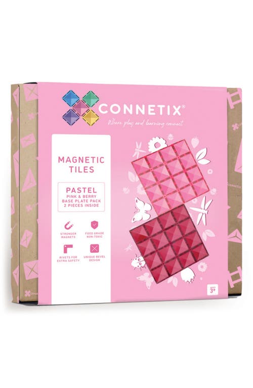 CONNETIX Kids' Pastel Pink & Berry 2-Piece Base Plate Pack  product
