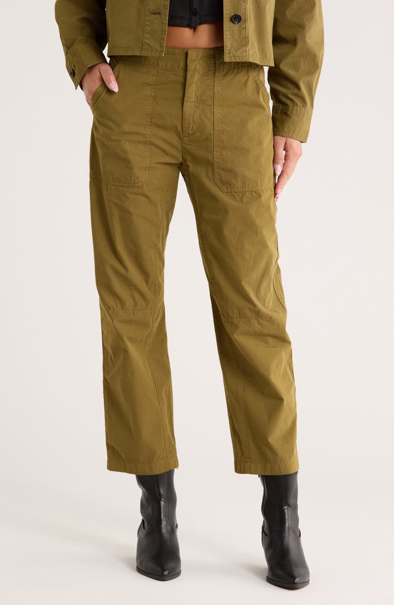 rag & bone Eddie Workwear Pants, Main, color, Army Green