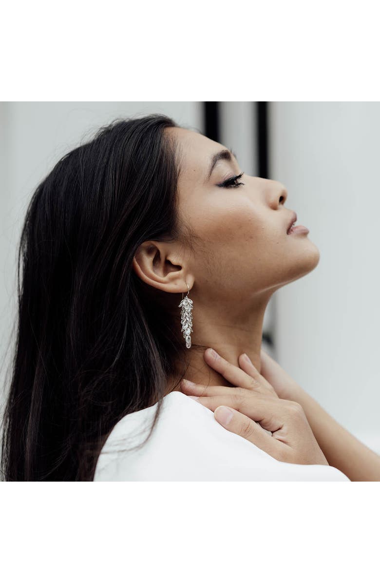 Freya Rose Midi Crystal Drops, Alternate, color, Silver