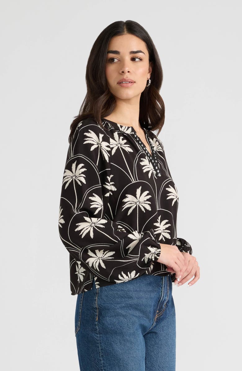 NVLT Split Neck Challis Top, Alternate, color, 