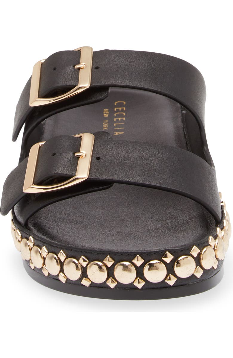 Cecelia New York Emma Stud Slide Sandal, Alternate, color,