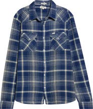AG Huston Plaid Western Shirt
