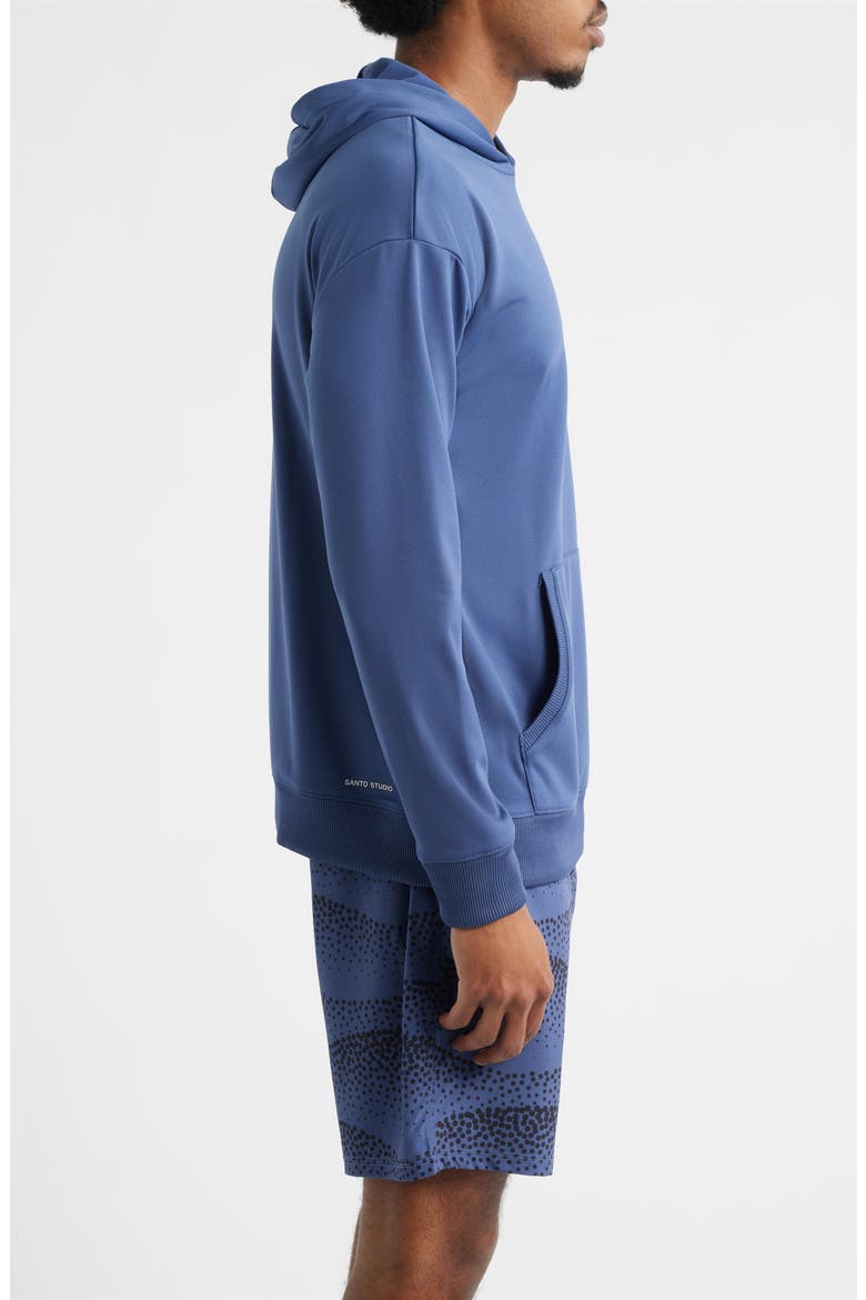Tempo Comfort Performance Hoodie, Alternate, color, BLUE